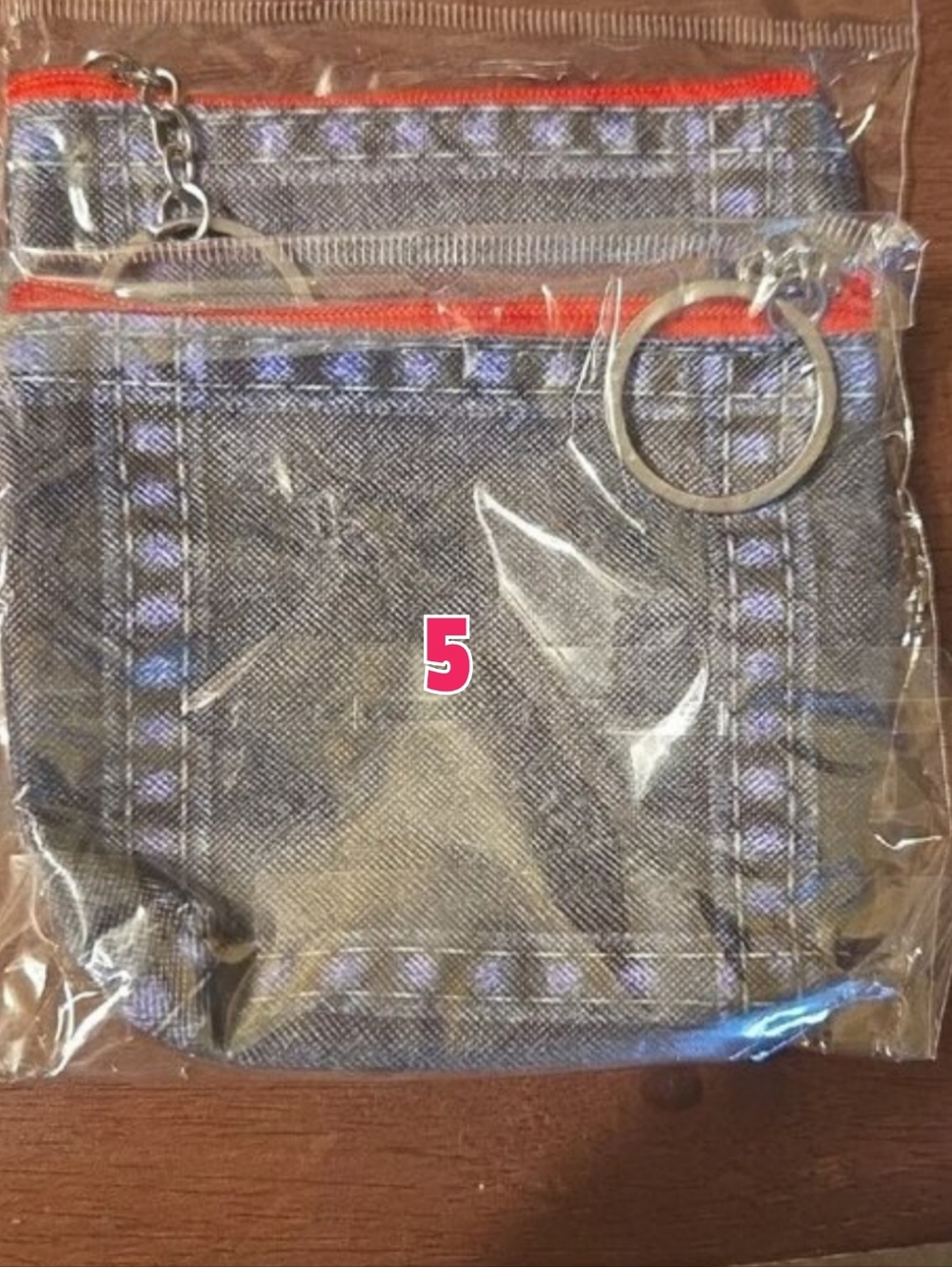 Denim Small Zipper Pouch new - Picture 3 of 7